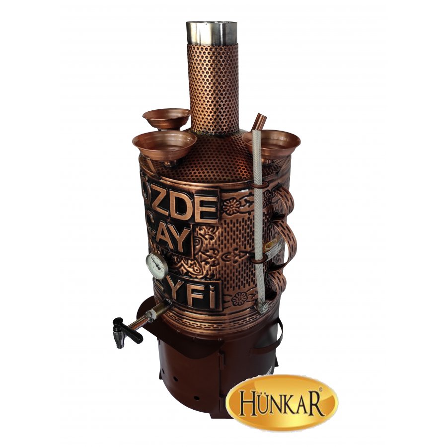 30 LİTRELİK BAKIR 3 DEMLİKLİ SEMAVER 