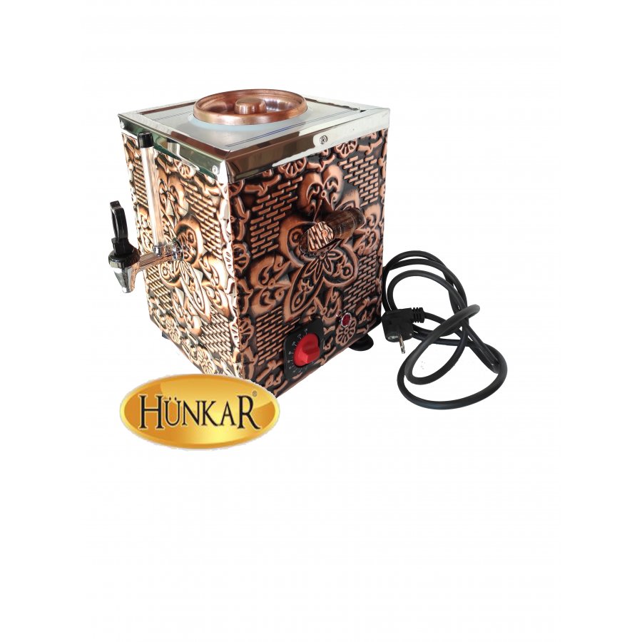 ELEKTRİKLİ BAKIR YALITIMLI 6 LİTRELİK BÜRO TİPİ MİNİ SEMAVER
