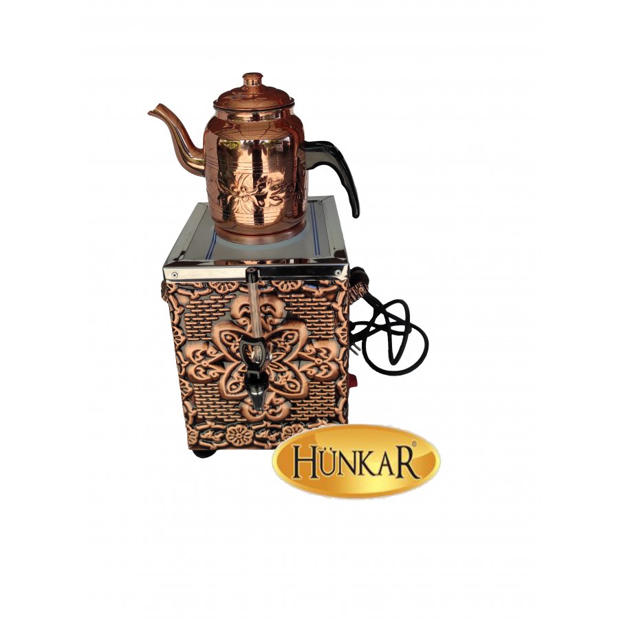 ELEKTRİKLİ BAKIR YALITIMLI 6 LİTRELİK BÜRO TİPİ MİNİ SEMAVER