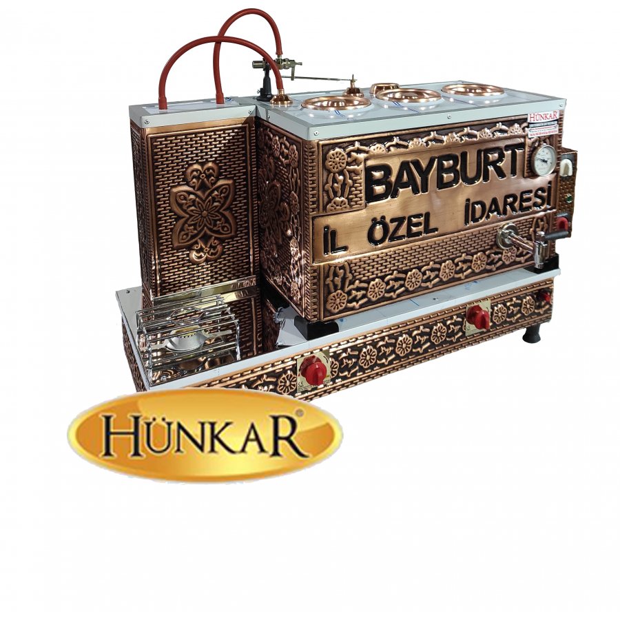 İÇ DIŞ BAKIR 40 LT 3LÜ EMNİYET VENTİLLİ TAM OTOMATİK ÇAY KAZANI