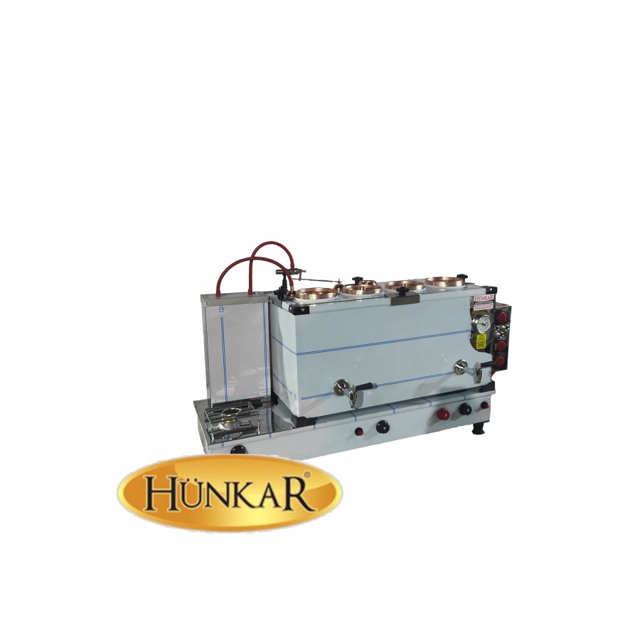 4LÜ AÇILIR DIŞ KROM İÇ BAKIR 60 LT TAM OTOMATİK ÇAY KAZANI 