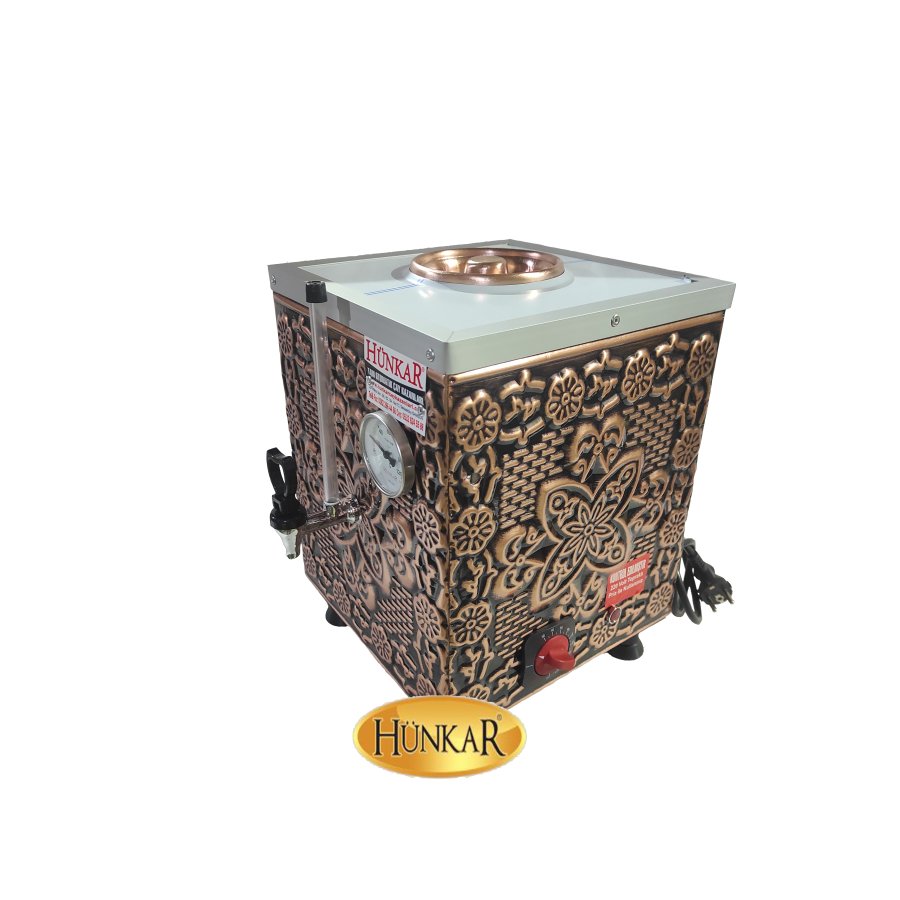 10 LİTRE YALITIMLI SADE ELEKTRİKLİ İÇ- DIŞ BAKIR MİNİ ÇAY KAZANI-ÇAYMATİK-KETTLE