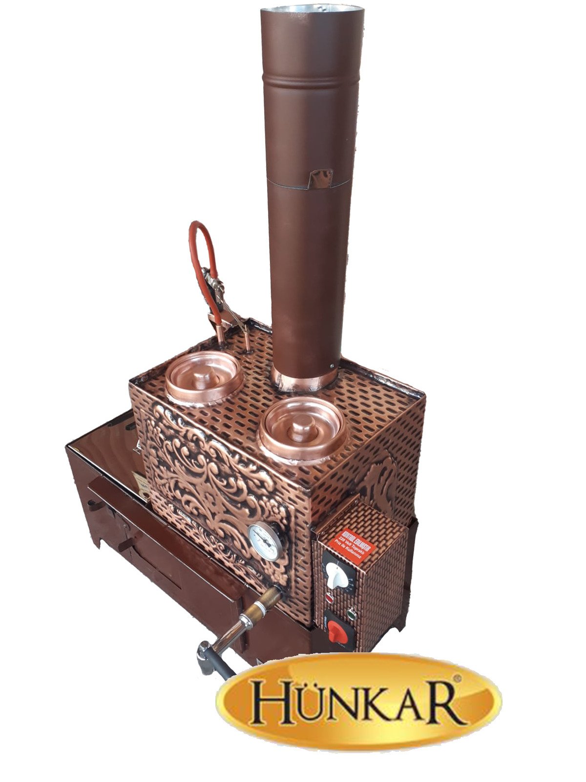 ODUNLU 2Lİ 30 LT ELEKTRİKLİ KUMDA KAHVELİ YALITIMSIZ BAKIR ÇAY KAZANI 