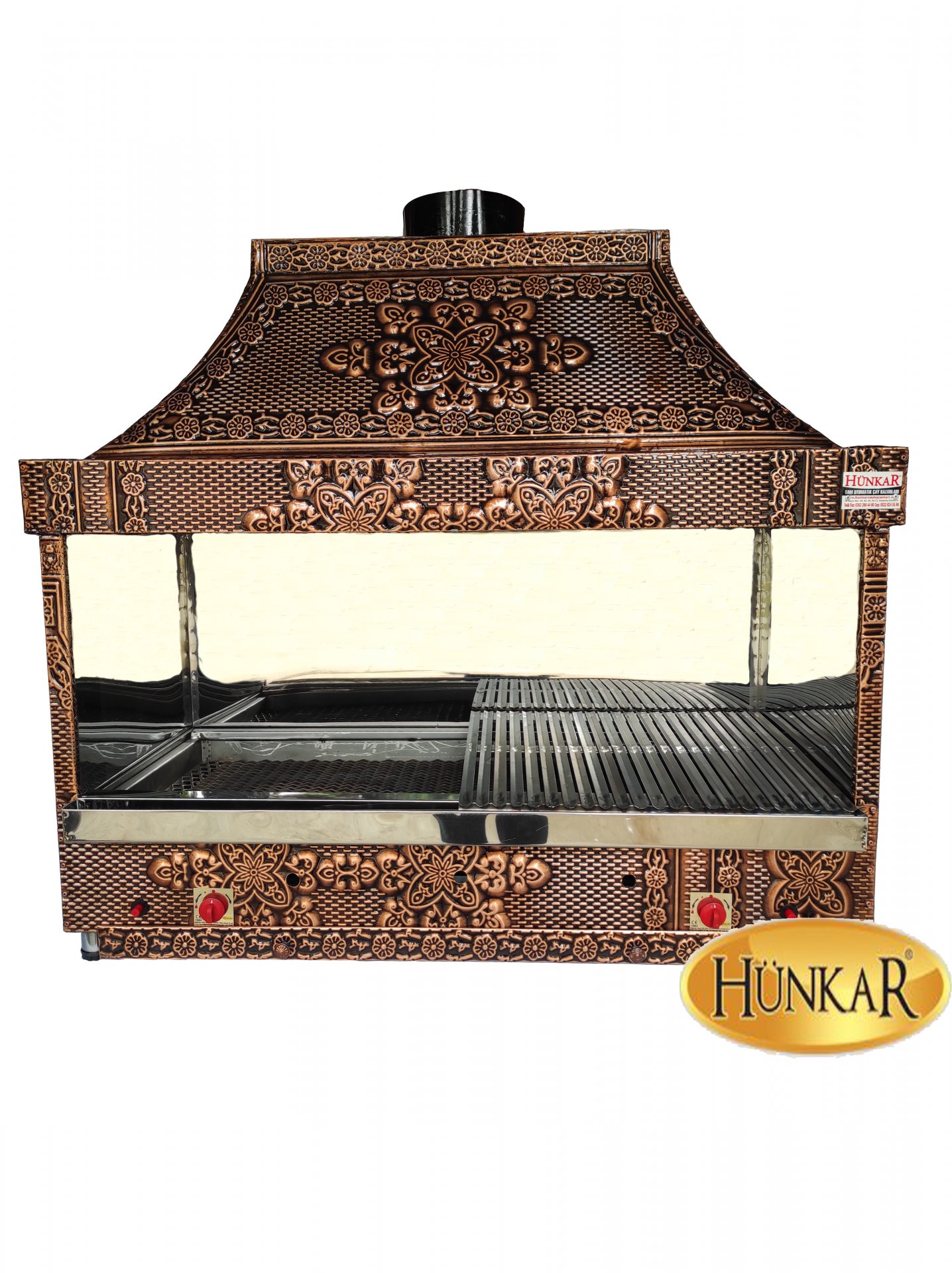 120*125*55 ÖLÇÜLERİNDE TÜPLÜ FULL İZOLASYONLU BAKIR İŞLEMELİ IZGARA 