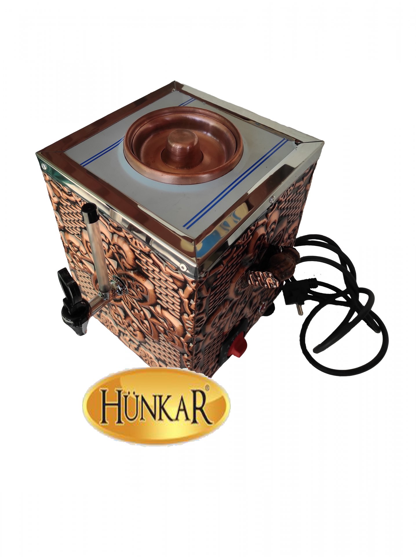 ELEKTRİKLİ BAKIR YALITIMLI 6 LİTRELİK BÜRO TİPİ MİNİ SEMAVER