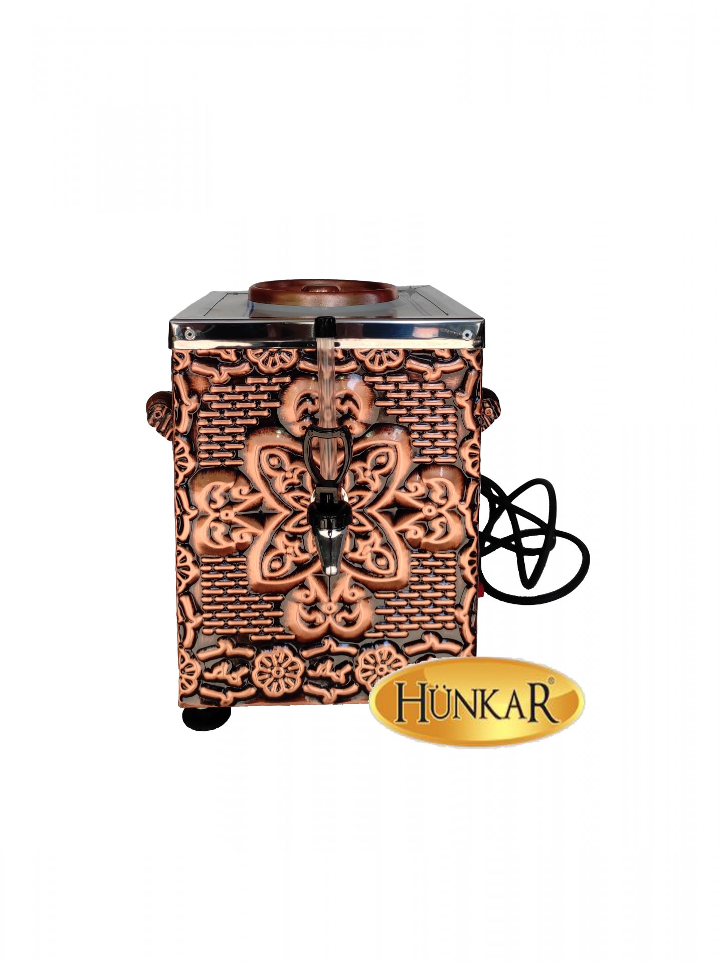ELEKTRİKLİ BAKIR YALITIMLI 6 LİTRELİK BÜRO TİPİ MİNİ SEMAVER