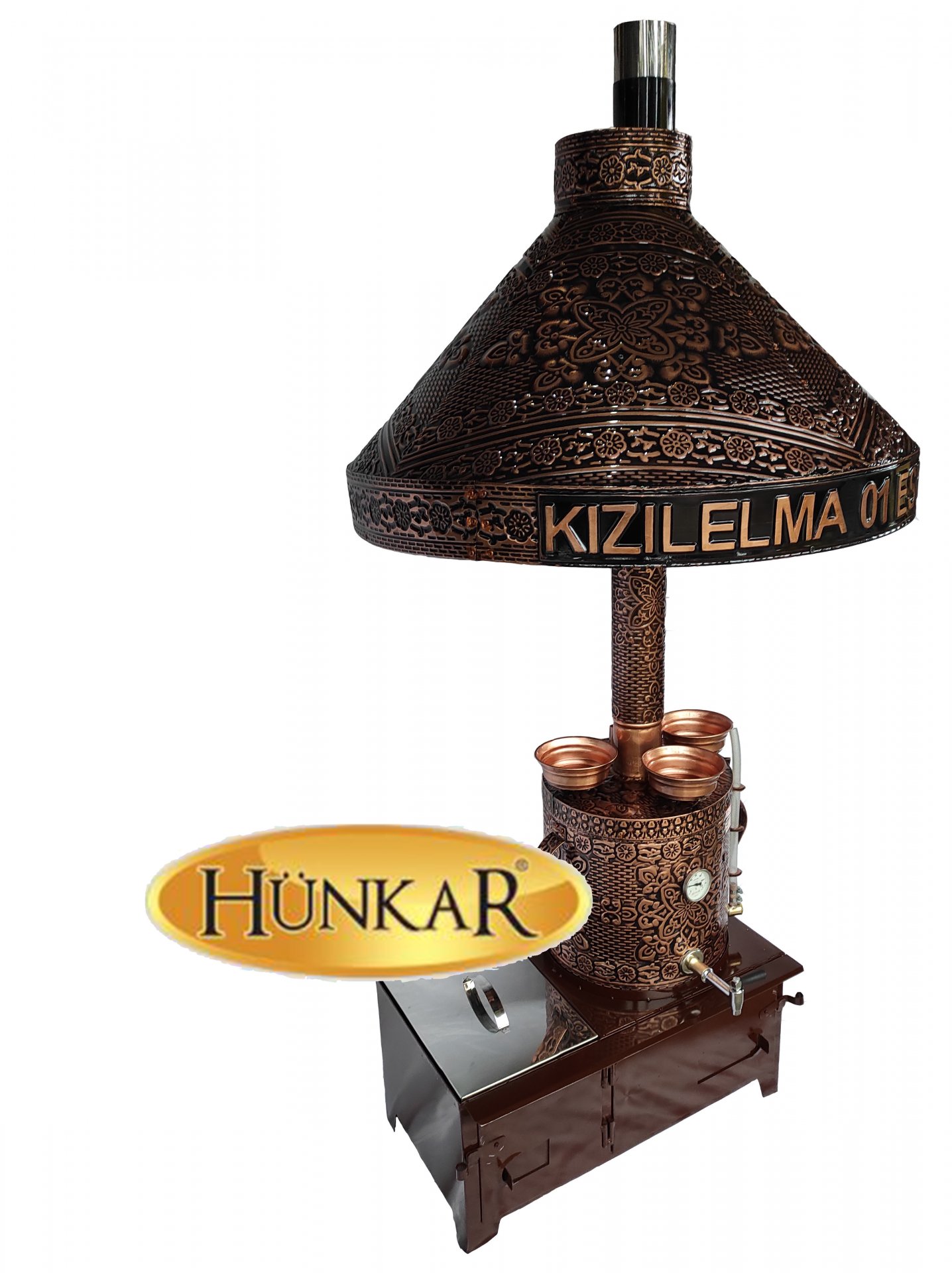 SEMAVER 25 LT YALITIMLI ELEKTRİKLİ KUMDA KAHVELİ DAVLUMBAZLI FULL BAKIR 
